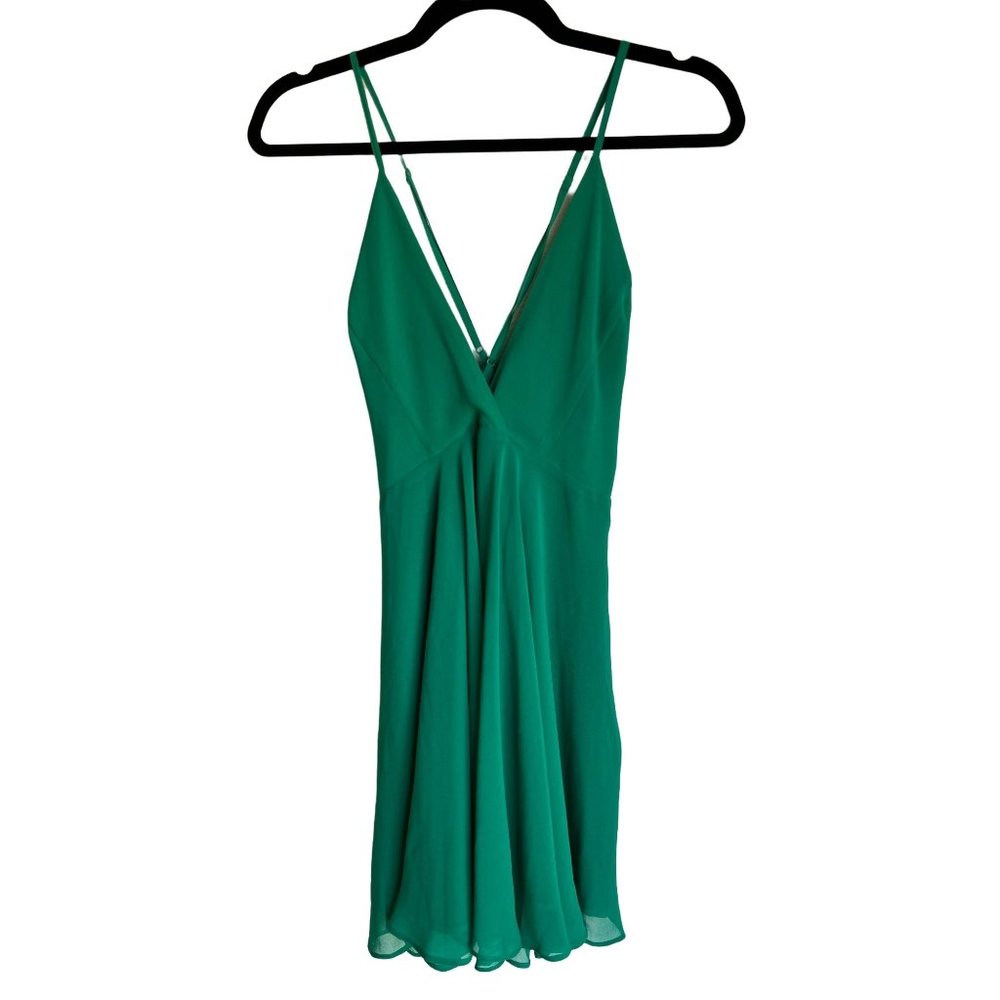 Bebe Mini Emerald Green Dress/Sz 6/